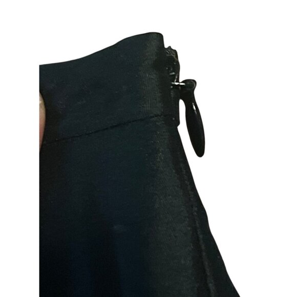 Ann Taylor Womens Black Silk Blend Straight-Leg Pants Size 4 - Picture 3 of 6